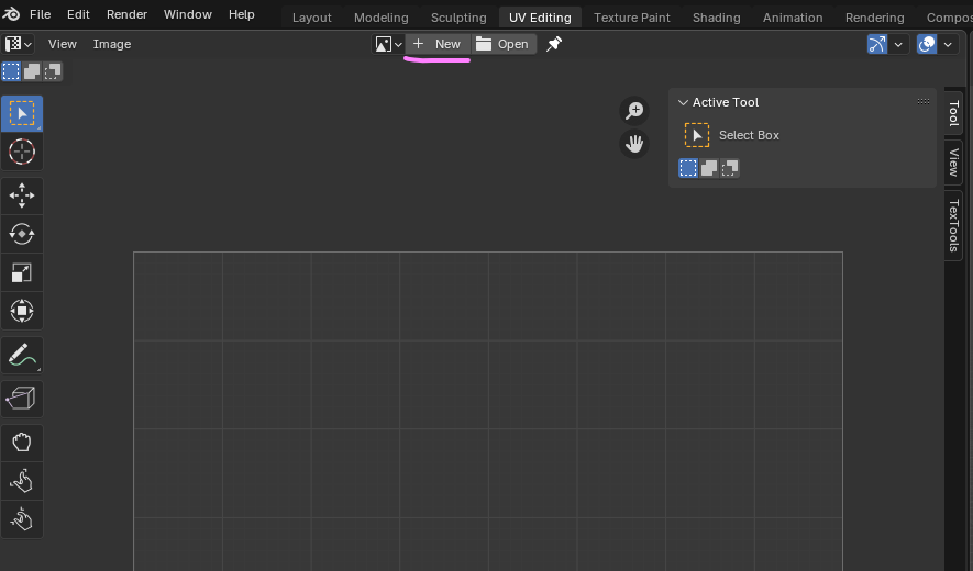 Переход в режим UV Editing