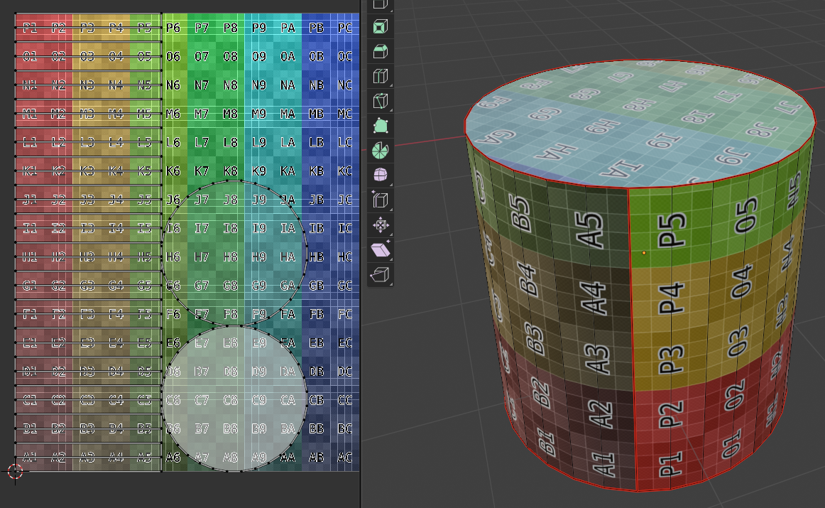 Разрезание цилиндра - правильно