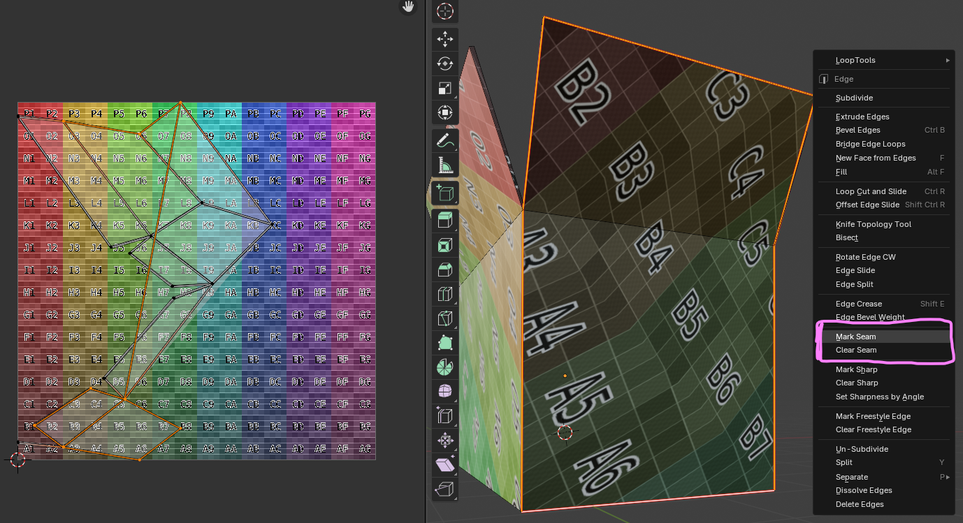Создание швов
